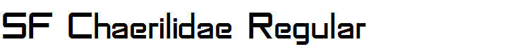 SF Chaerilidae Regular