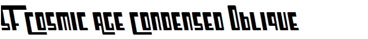 SF Cosmic Age Condensed Oblique