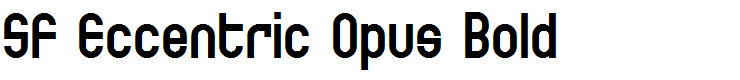 SF Eccentric Opus Bold