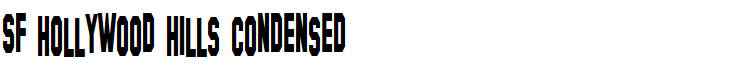 SF Hollywood Hills Condensed