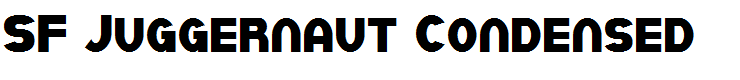 SF Juggernaut Condensed