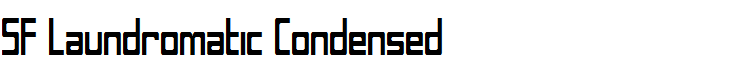 SF Laundromatic Condensed