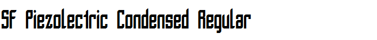 SF Piezolectric Condensed Regular