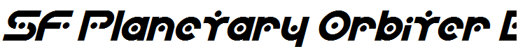 SF Planetary Orbiter Bold Italic