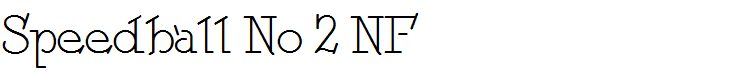 Speedball No 2 NF