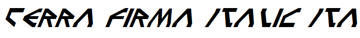 Terra Firma Italic Italic