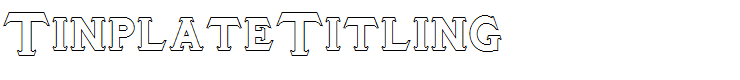 TinplateTitling