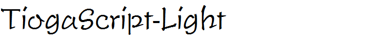 TiogaScript-Light