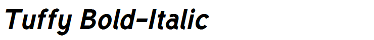 Tuffy Bold-Italic