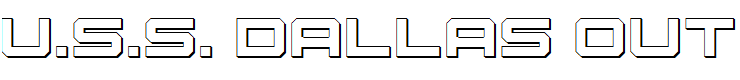 U.S.S. Dallas Outline Regular