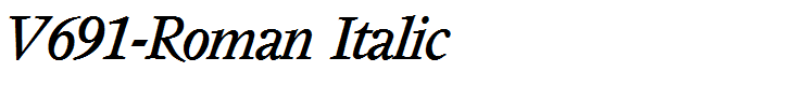 V691-Roman Italic