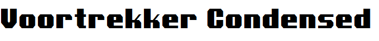 Voortrekker Condensed Condensed